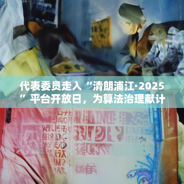代表委员走入“清朗浦江·2025”平台开放日，为算法治理献计