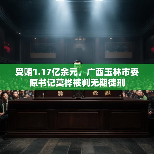 受贿1.17亿余元，广西玉林市委原书记莫桦被判无期徒刑