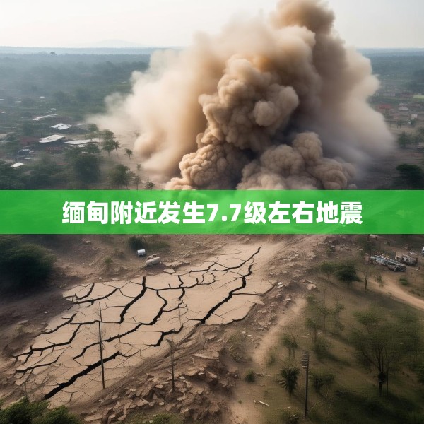 缅甸附近发生7.7级左右地震