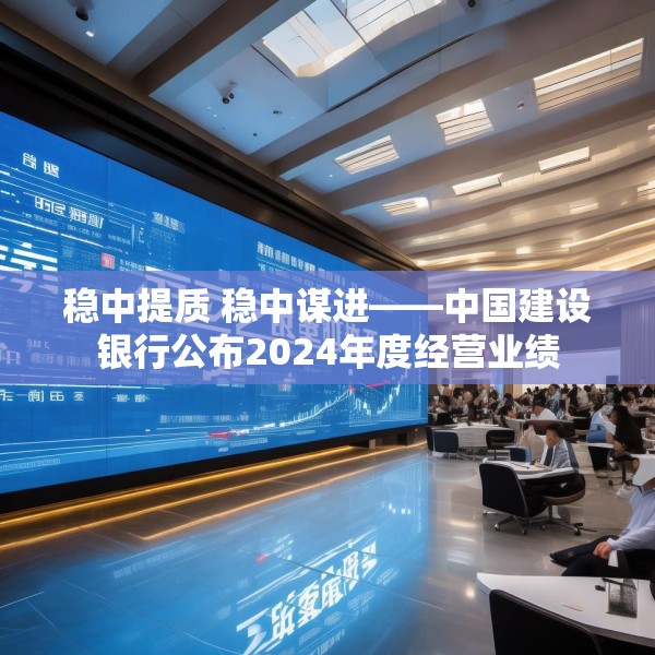 稳中提质 稳中谋进——中国建设银行公布2024年度经营业绩