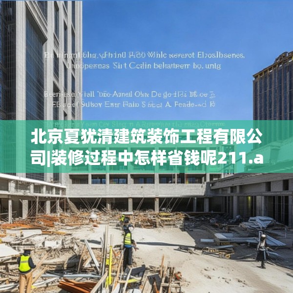 北京夏犹清建筑装饰工程有限公司|装修过程中怎样省钱呢211.a87b88c91fgy.98poiy