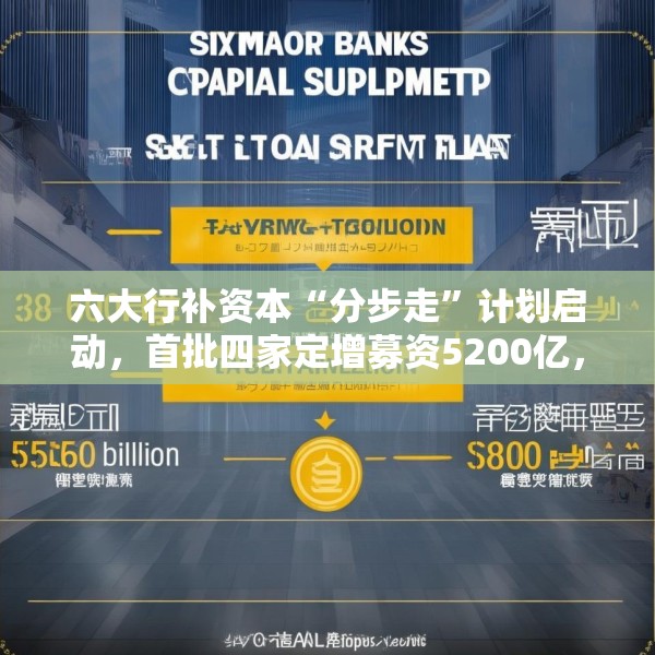 六大行补资本“分步走”计划启动，首批四家定增募资5200亿，财政部拟认购5000亿