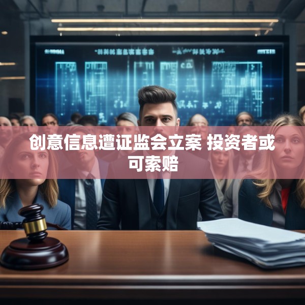 创意信息遭证监会立案 投资者或可索赔