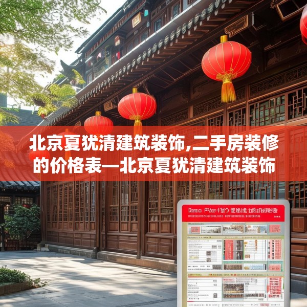 北京夏犹清建筑装饰,二手房装修的价格表—北京夏犹清建筑装饰332.a208b209c212fgy.219wew