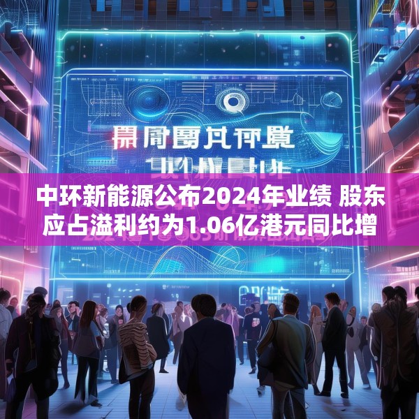 中环新能源公布2024年业绩 股东应占溢利约为1.06亿港元同比增长60.42%
