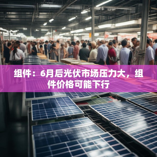组件：6月后光伏市场压力大，组件价格可能下行