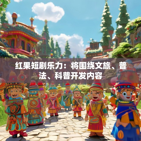 红果短剧乐力：将围绕文旅、普法、科普开发内容