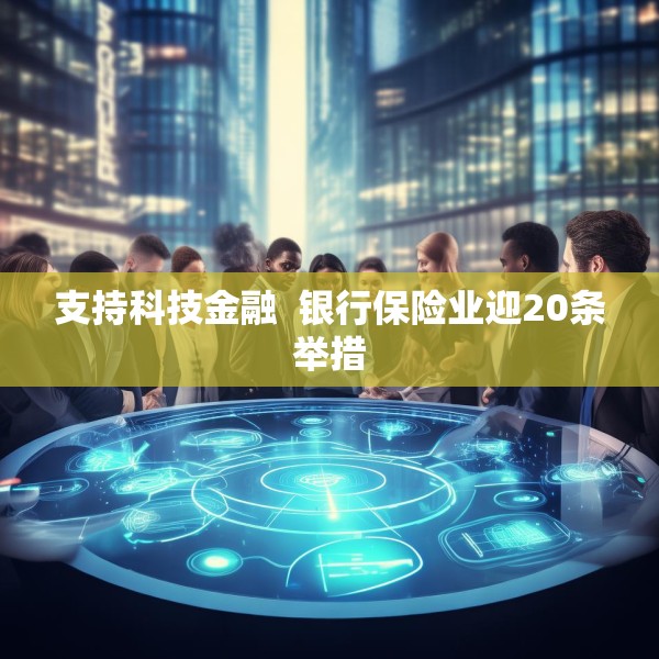 支持科技金融  银行保险业迎20条举措