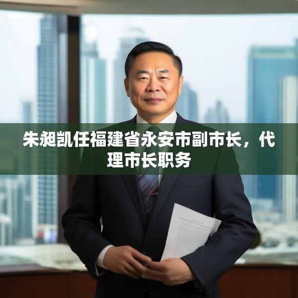 朱昶凯任福建省永安市副市长，代理市长职务