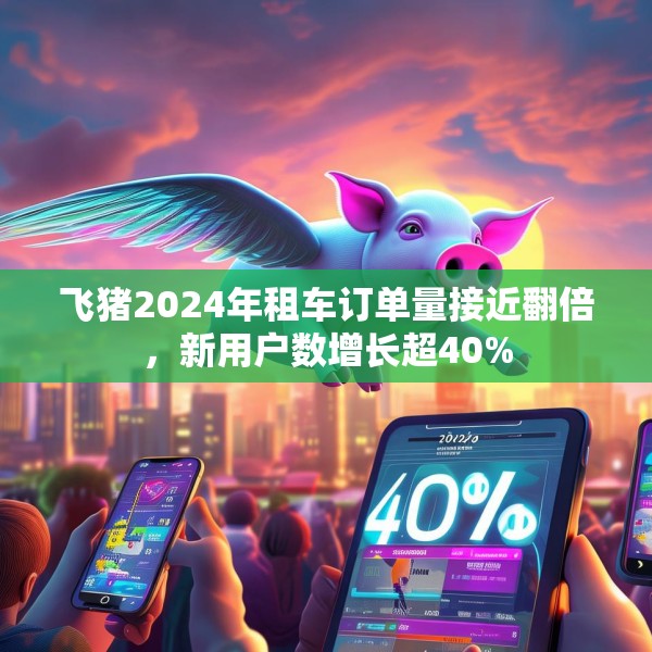 飞猪2024年租车订单量接近翻倍，新用户数增长超40%