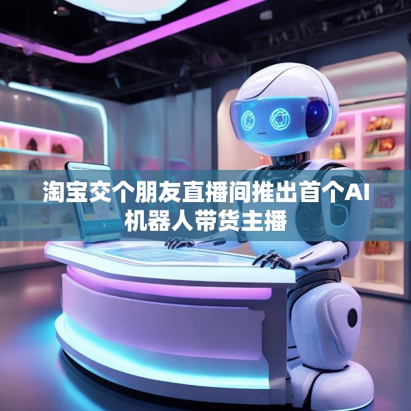 淘宝交个朋友直播间推出首个AI机器人带货主播
