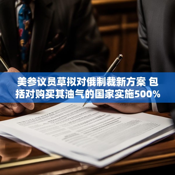 美参议员草拟对俄制裁新方案 包括对购买其油气的国家实施500%的关税