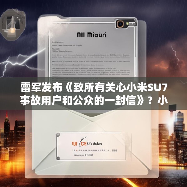 雷军发布《致所有关心小米SU7事故用户和公众的一封信》？小米：假的