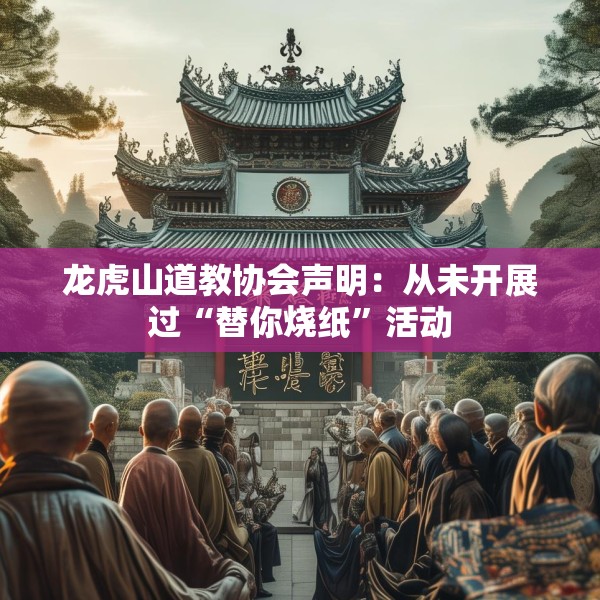 龙虎山道教协会声明：从未开展过“替你烧纸”活动