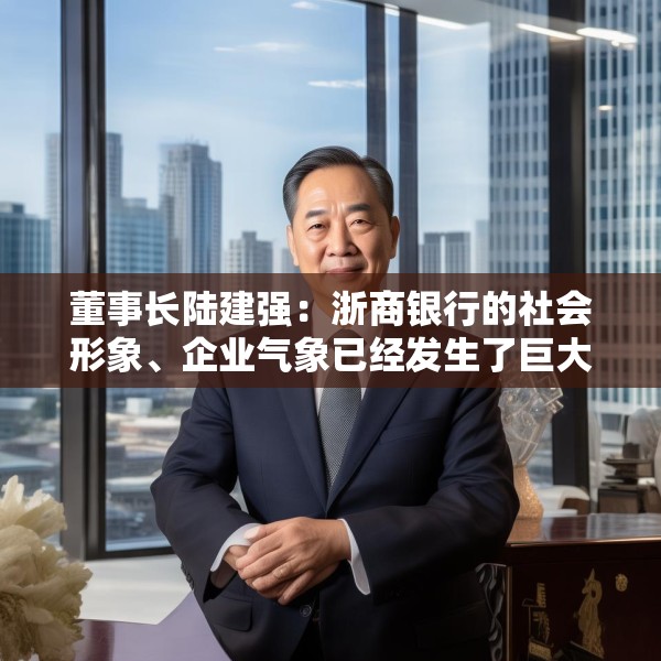 董事长陆建强：浙商银行的社会形象、企业气象已经发生了巨大的变化