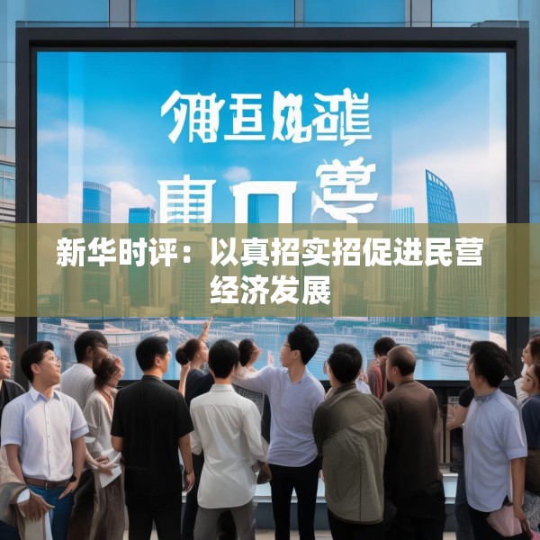 新华时评：以真招实招促进民营经济发展