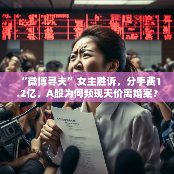 “微博寻夫”女主胜诉，分手费1.2亿，A股为何频现天价离婚案？