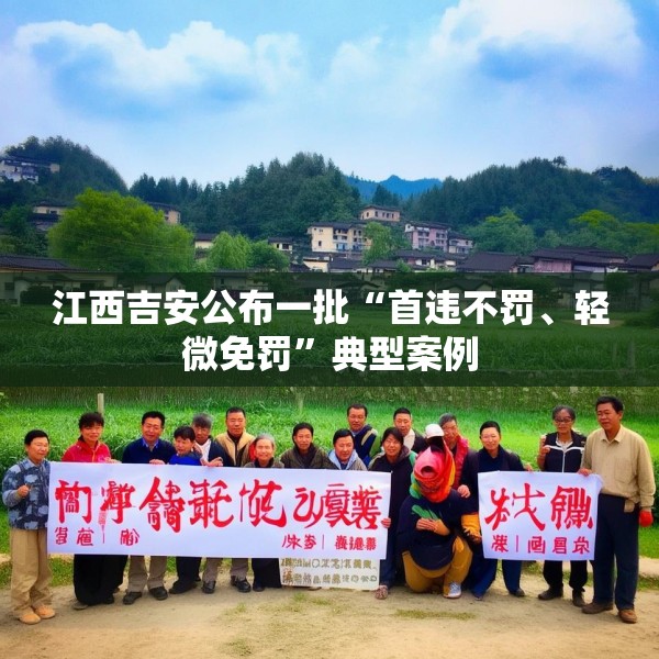 江西吉安公布一批“首违不罚、轻微免罚”典型案例