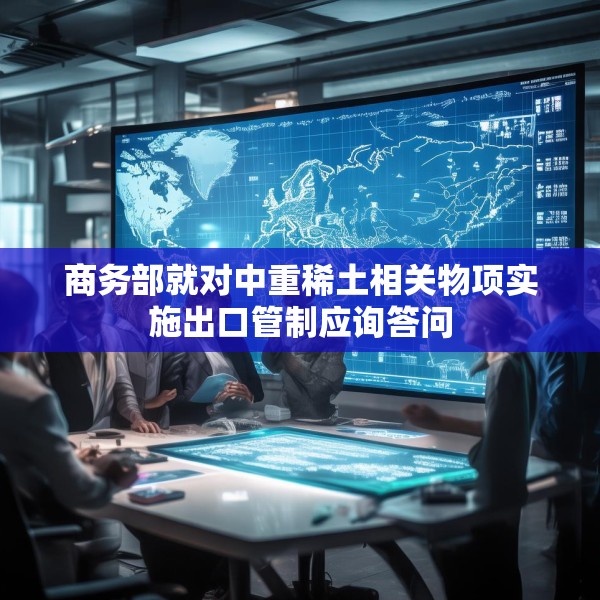 商务部就对中重稀土相关物项实施出口管制应询答问
