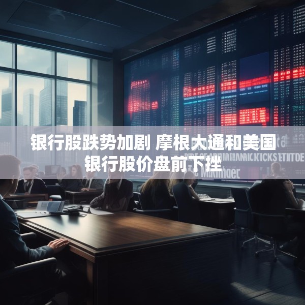 银行股跌势加剧 摩根大通和美国银行股价盘前下挫