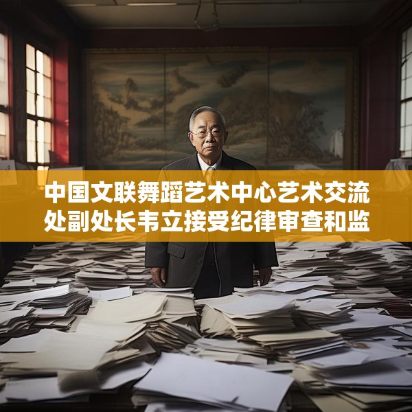 中国文联舞蹈艺术中心艺术交流处副处长韦立接受纪律审查和监察调查