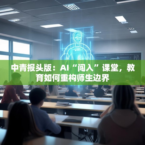 中青报头版：AI“闯入”课堂，教育如何重构师生边界