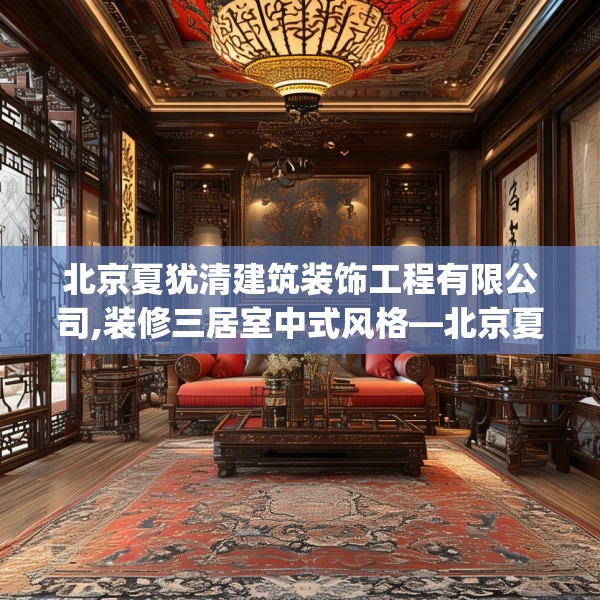 北京夏犹清建筑装饰工程有限公司,装修三居室中式风格—北京夏犹清建筑装饰工程有限公司144.a20b21c24fgy.31nbn