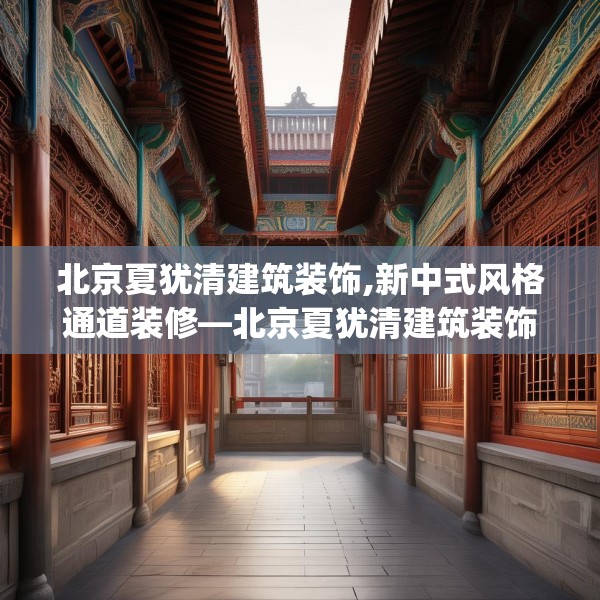 北京夏犹清建筑装饰,新中式风格通道装修—北京夏犹清建筑装饰333.a209b210c213fgy.220fghfd
