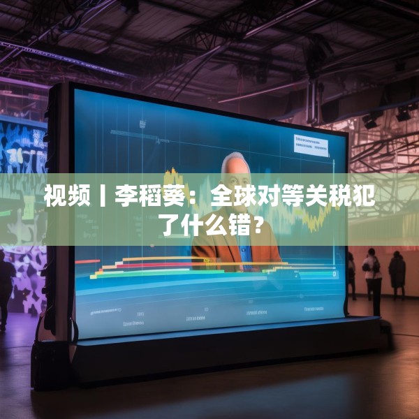 视频丨李稻葵：全球对等关税犯了什么错？