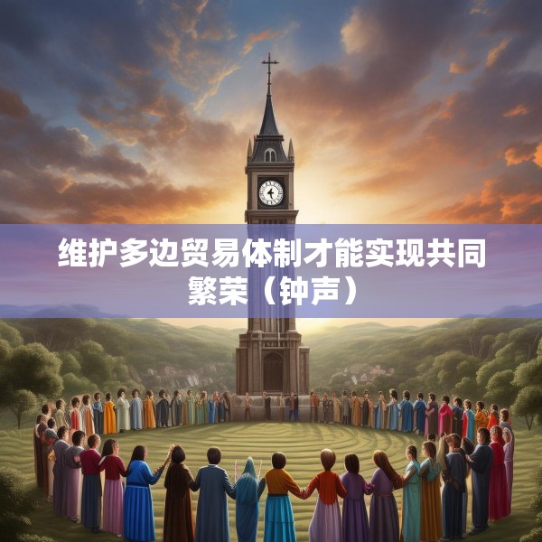 维护多边贸易体制才能实现共同繁荣（钟声）
