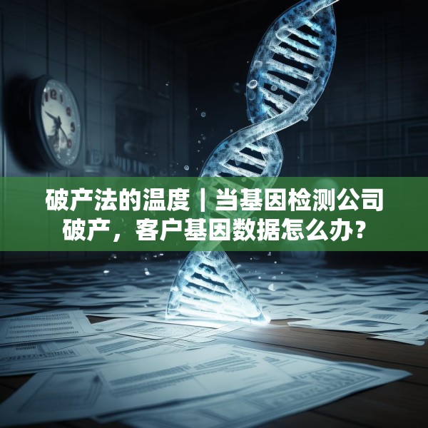 破产法的温度｜当基因检测公司破产，客户基因数据怎么办？