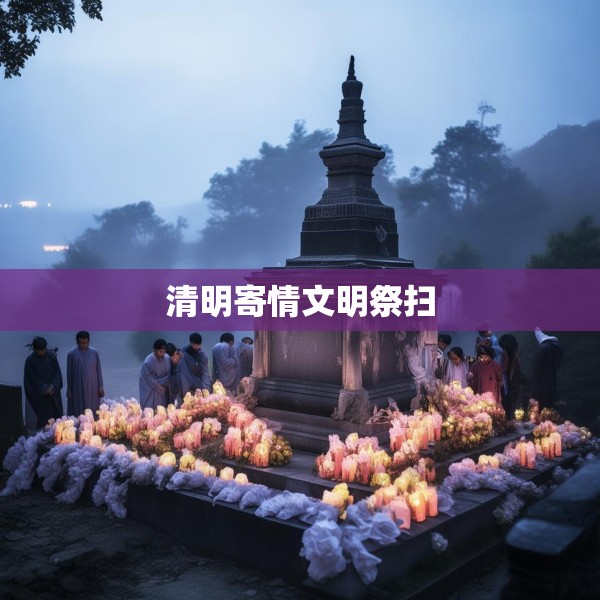清明寄情文明祭扫