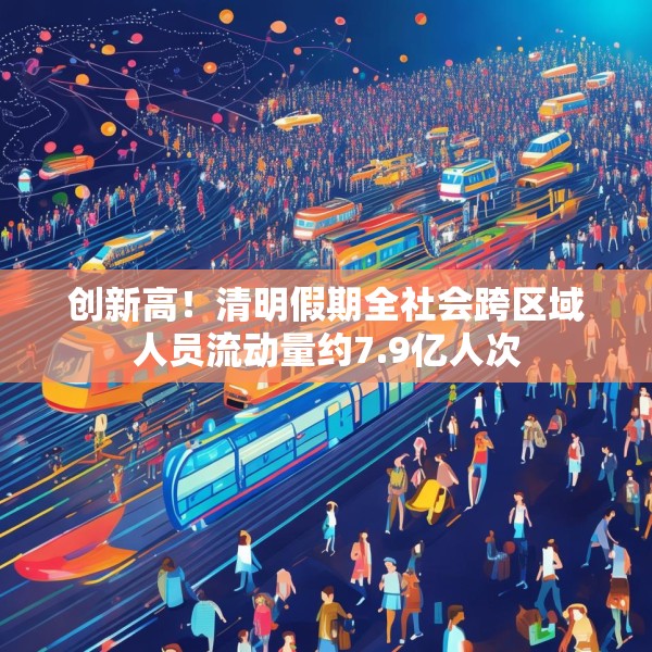 创新高！清明假期全社会跨区域人员流动量约7.9亿人次