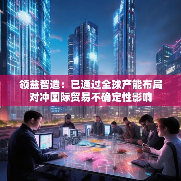 领益智造：已通过全球产能布局对冲国际贸易不确定性影响