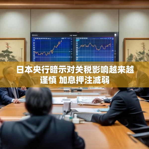 日本央行暗示对关税影响越来越谨慎 加息押注减弱