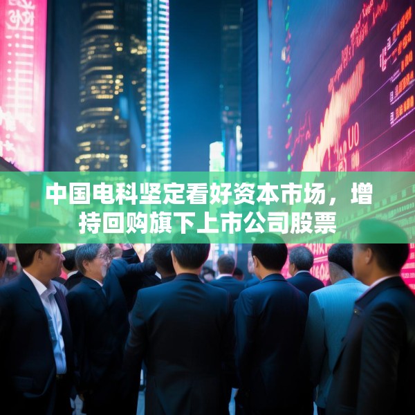 中国电科坚定看好资本市场，增持回购旗下上市公司股票