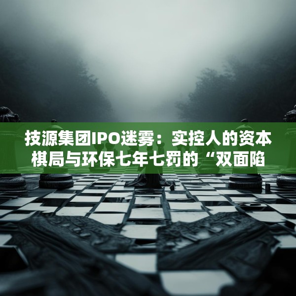 技源集团IPO迷雾：实控人的资本棋局与环保七年七罚的“双面陷阱”