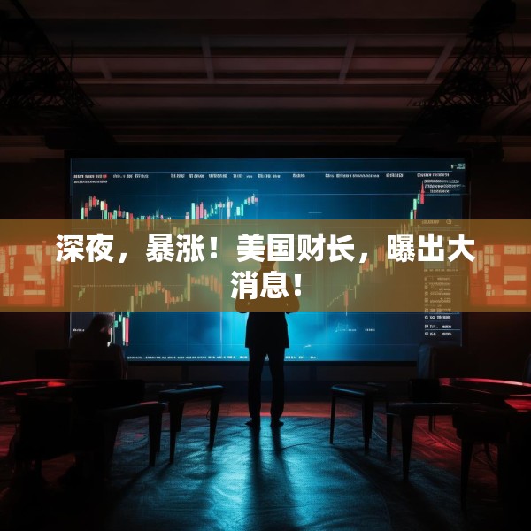 深夜，暴涨！美国财长，曝出大消息！