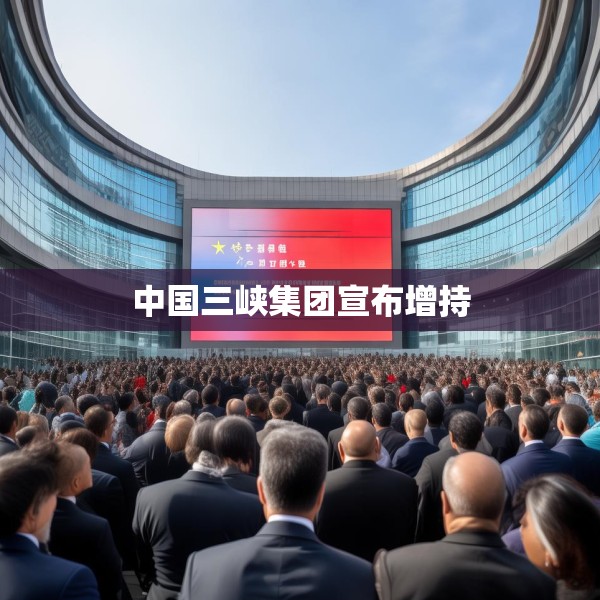 中国三峡集团宣布增持