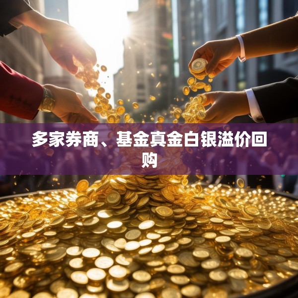 多家券商、基金真金白银溢价回购