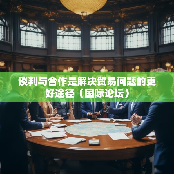 谈判与合作是解决贸易问题的更好途径（国际论坛）
