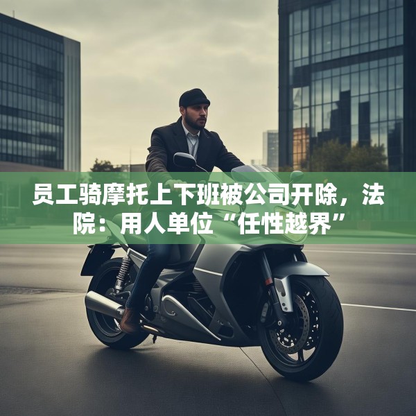 员工骑摩托上下班被公司开除，法院：用人单位“任性越界”