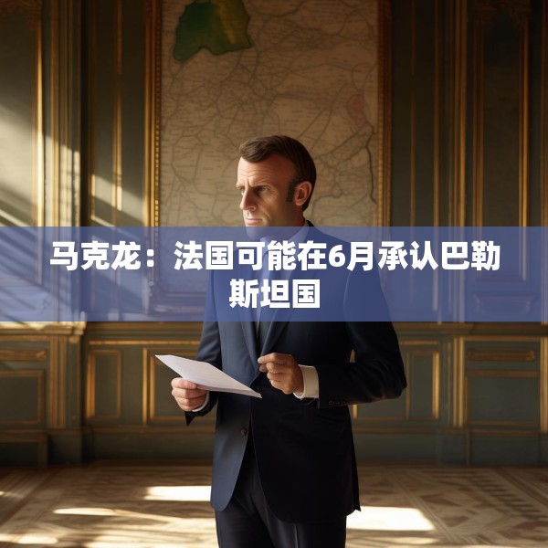 马克龙：法国可能在6月承认巴勒斯坦国