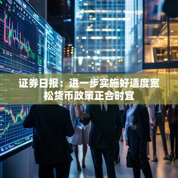 证券日报：进一步实施好适度宽松货币政策正合时宜