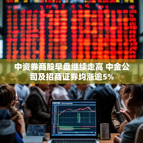 中资券商股早盘继续走高 中金公司及招商证券均涨逾5%