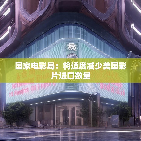 国家电影局：将适度减少美国影片进口数量