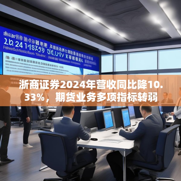 浙商证券2024年营收同比降10.33%，期货业务多项指标转弱