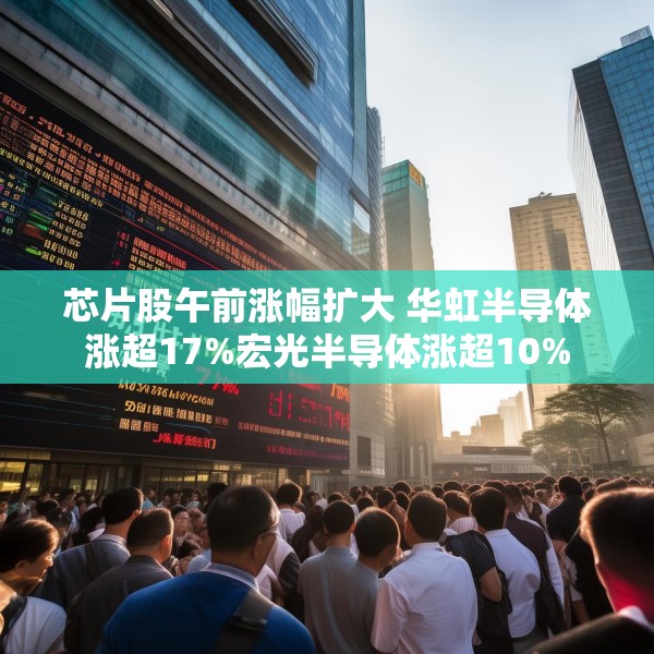 芯片股午前涨幅扩大 华虹半导体涨超17%宏光半导体涨超10%
