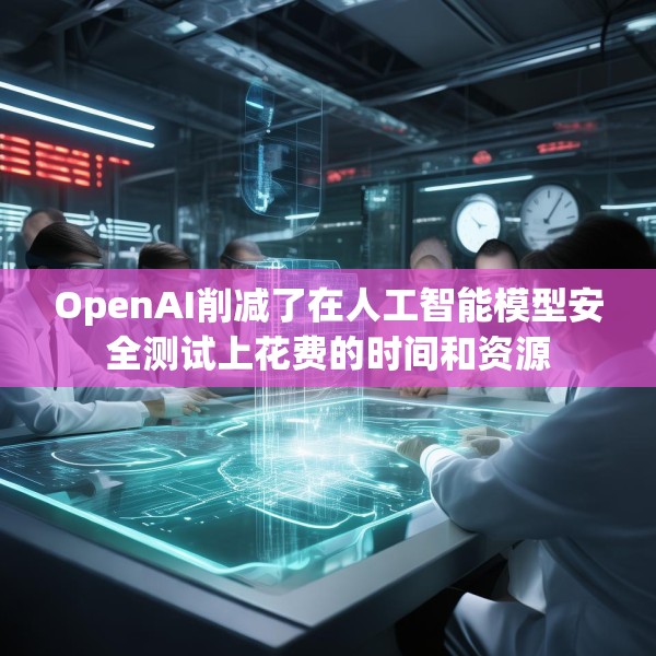 OpenAI削减了在人工智能模型安全测试上花费的时间和资源