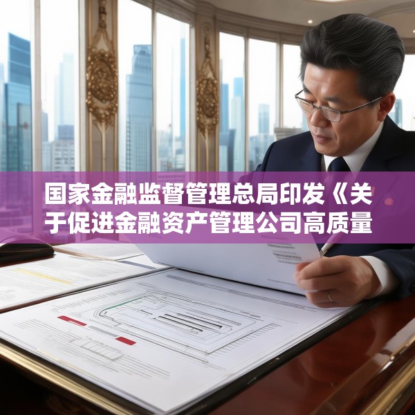 国家金融监督管理总局印发《关于促进金融资产管理公司高质量发展 提升监管质效的指导意见》